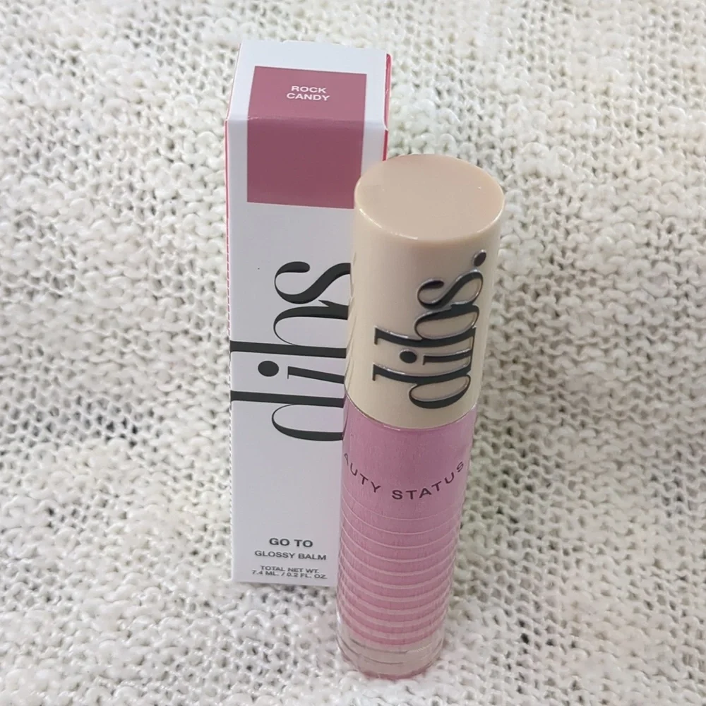 dibs. Go To Glossy Balm in Rock Candy, 7.6ml/0.20fl oz
